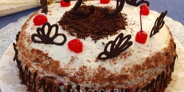 торт черный лес