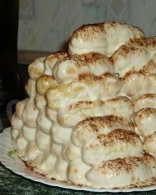 Торт Дамские пальчики со сметанным кремом