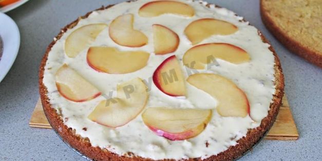 торт фруктовая нежность с цветами