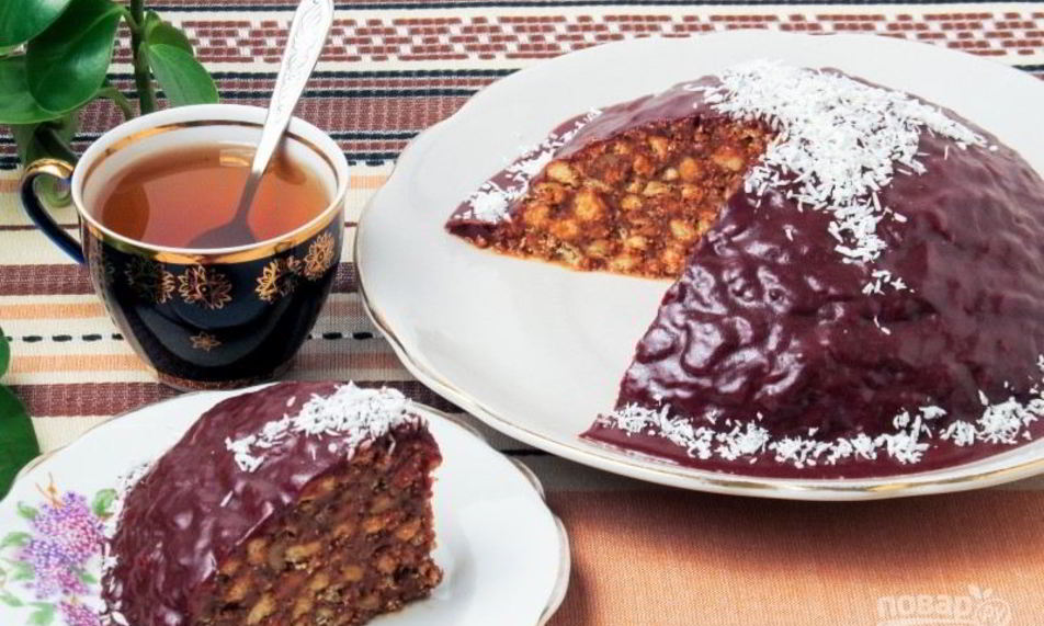 Рецепт торт из печенья и вареной сгущенки