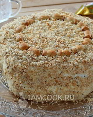 Торт из печенья Рыбки