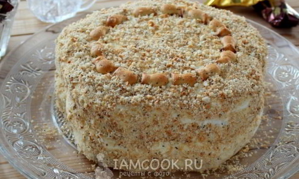 Рецепт торт из печенья рыбки