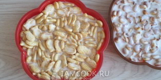 торт из печенья рыбки