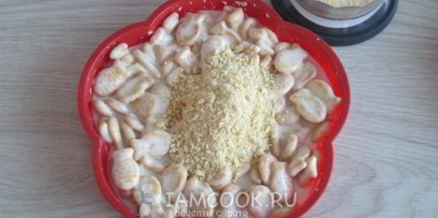 торт из печенья рыбки