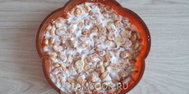 торт из печенья рыбки