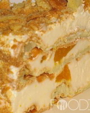 Торт из заварного теста