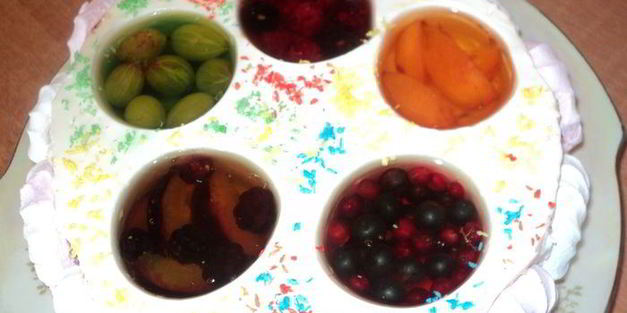 торт калейдоскоп