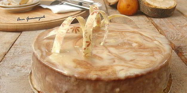 торт карамельная груша