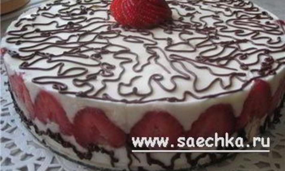 Рецепт торт клубничное настроение