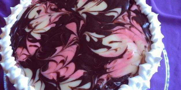 торт малиново-шоколадный фентази