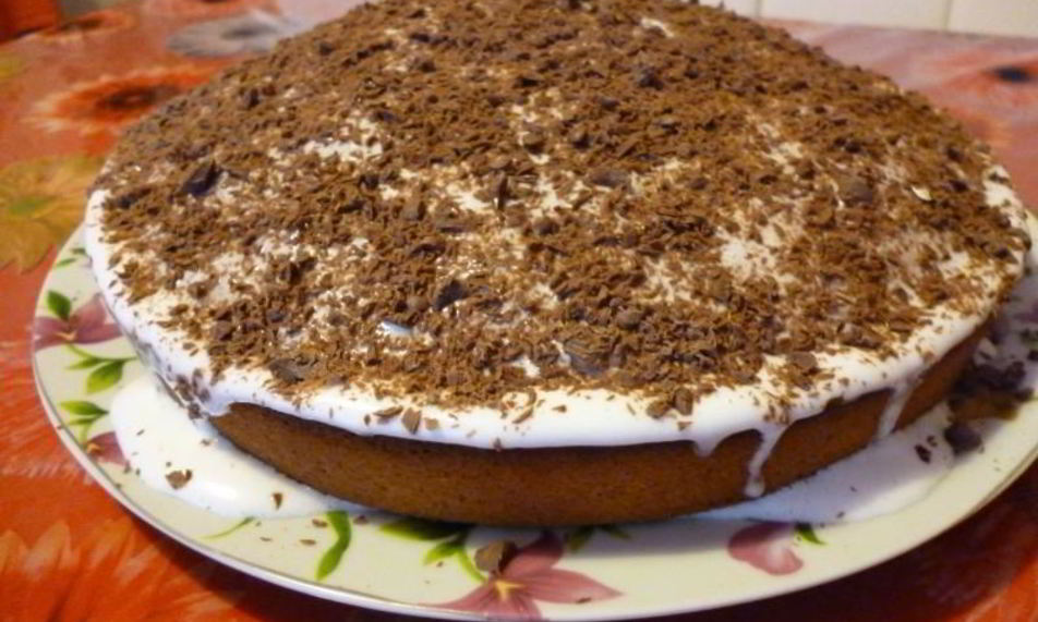 Рецепт торт манник шоколадный