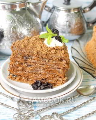 Торт Медовик шоколадный