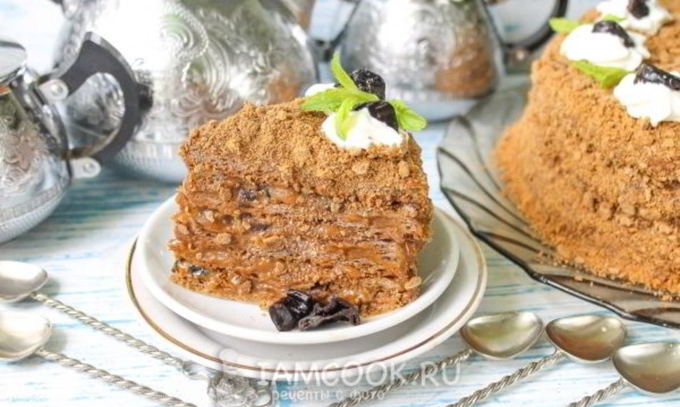 Рецепт торт медовик шоколадный