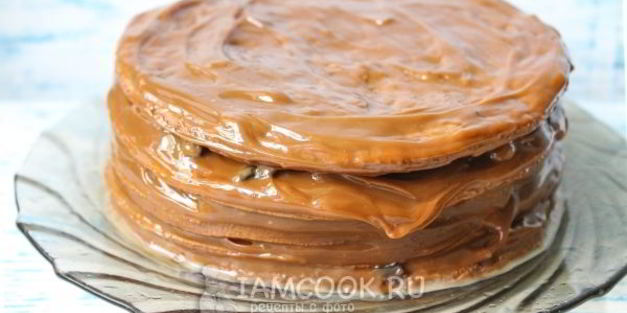 торт медовик шоколадный