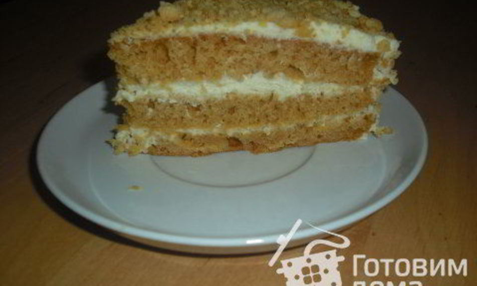 Рецепт торт медовик жидкое тесто