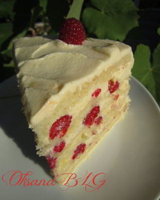 Торт Молочно-малиновая девочка