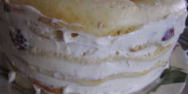 торт молочно-малиновая девочка