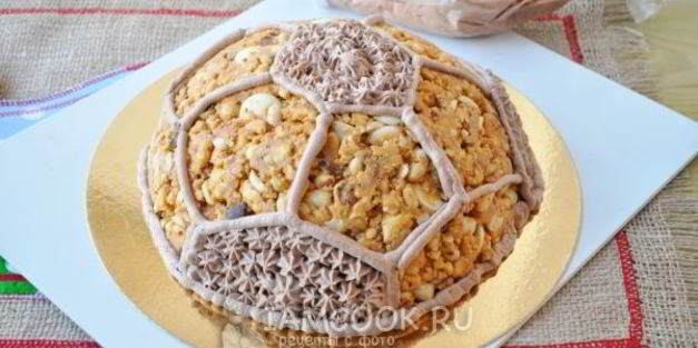 торт муравейник футбольный мяч