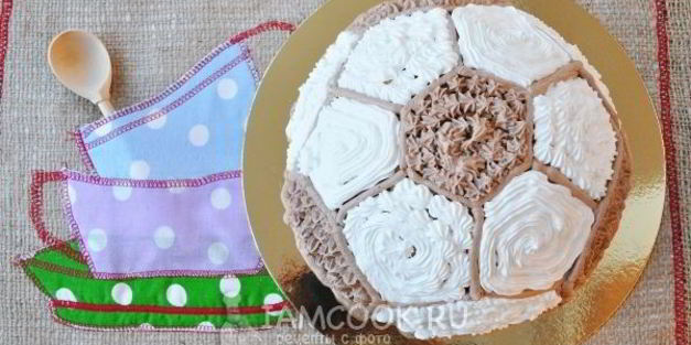 торт муравейник футбольный мяч