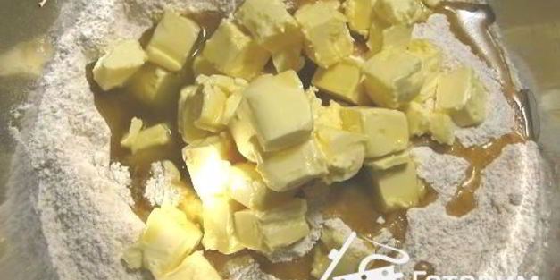 торт рождественская елка с апельсинами и миндалем