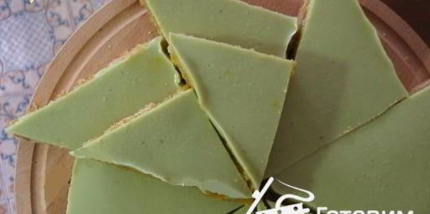 торт рождественская елка с апельсинами и миндалем