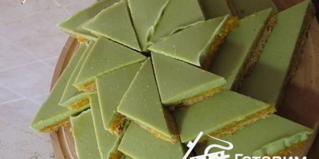 торт рождественская елка с апельсинами и миндалем