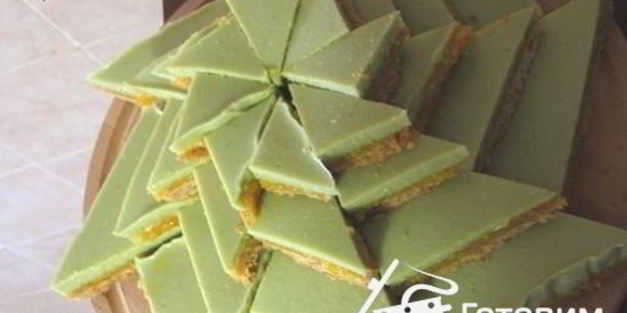 торт рождественская елка с апельсинами и миндалем