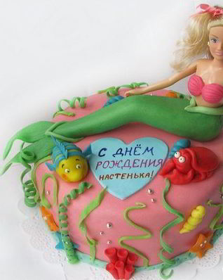 Торт Русалочка
