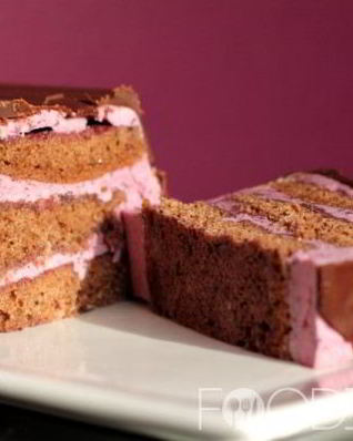 Торт с черникой