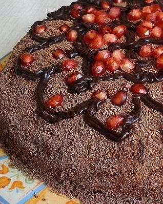 Торт с маком и сметанным кремом