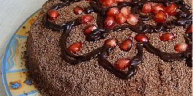 торт с маком и сметанным кремом