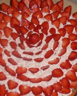 Торт с маскарпоне и шоколадной пастой