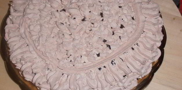 торт с маскарпоне и шоколадной пастой