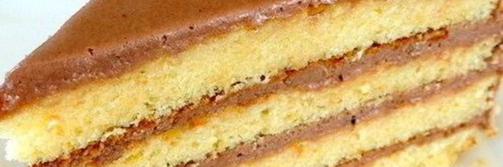 Торт с шоколадно-сливочным кремом