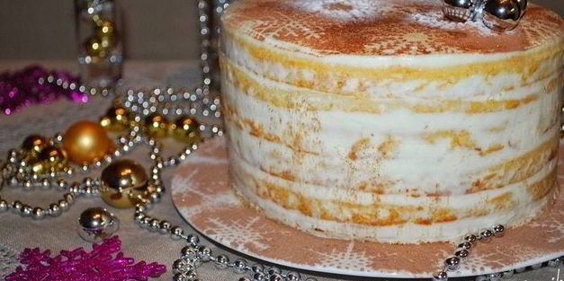 торт сливочные снежинки