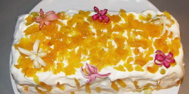 торт цветок айвы