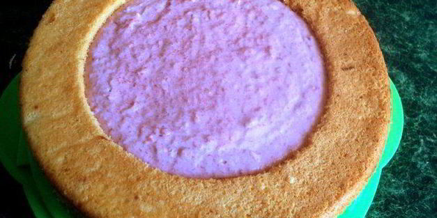 торт венок из роз