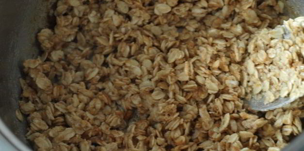 яблочный торт с карамелизированными хлопьями