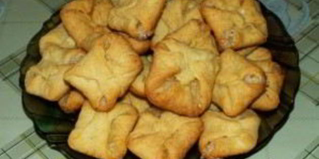 творожные конвертики с сахаром