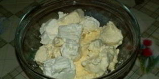 творожные конвертики с сахаром