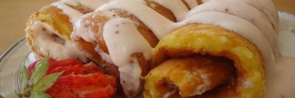 Творожные рулетики