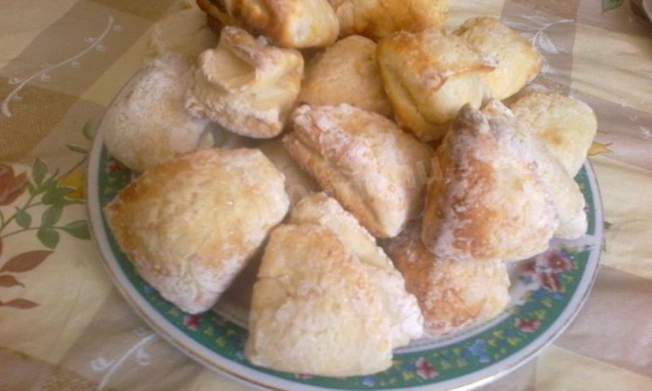 Рецепт творожные слойки с творогом