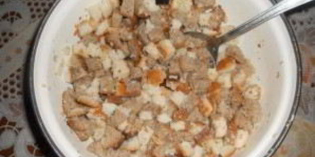 выпечка из черствого хлеба