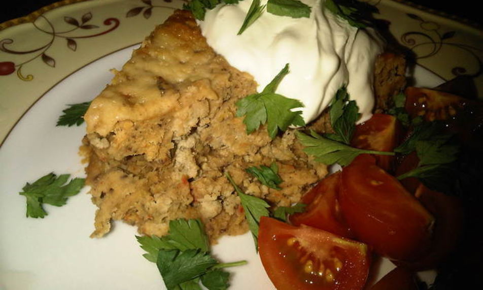 Рецепт бобовая запеканка с мясом и овощами