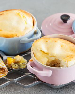 Фруктово-творожная запеканка