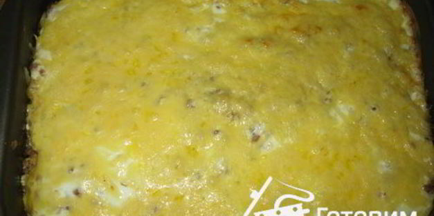 гречневая запеканка с курицей и грибами