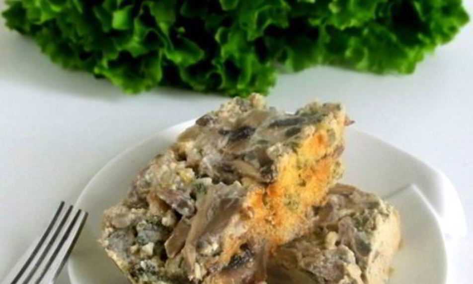 Рецепт грибная запеканка в духовке