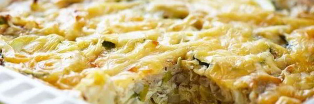 Капустная запеканка с мясом и овощами