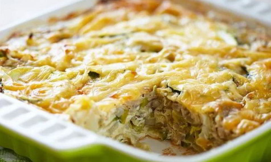 Рецепт капустная запеканка с мясом и овощами