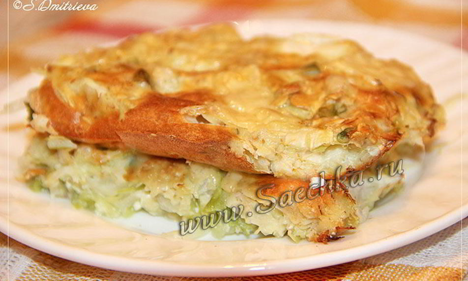 Рецепт капустная запеканка